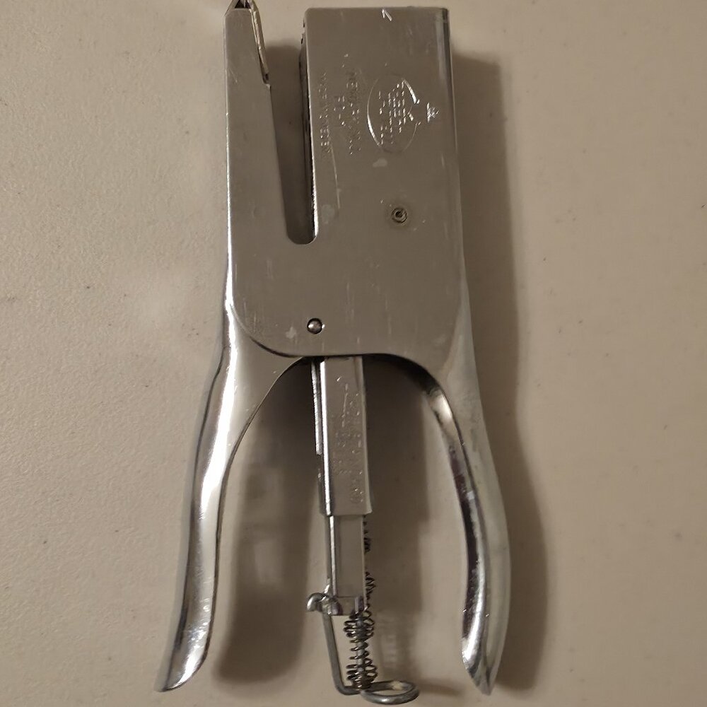 Vintage Faber-Castell FC-1 Handheld Stapler Made in Sweden Works